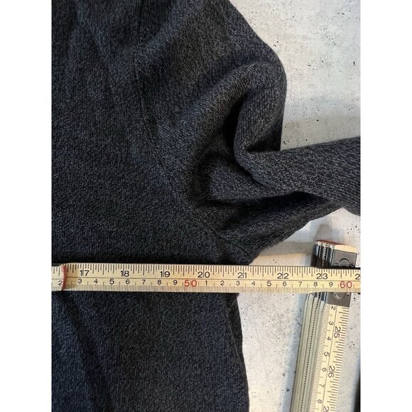 Calvin Klein Mens Merino Wool V Neck Sweater Gray Heather L - Picture 8 of 13